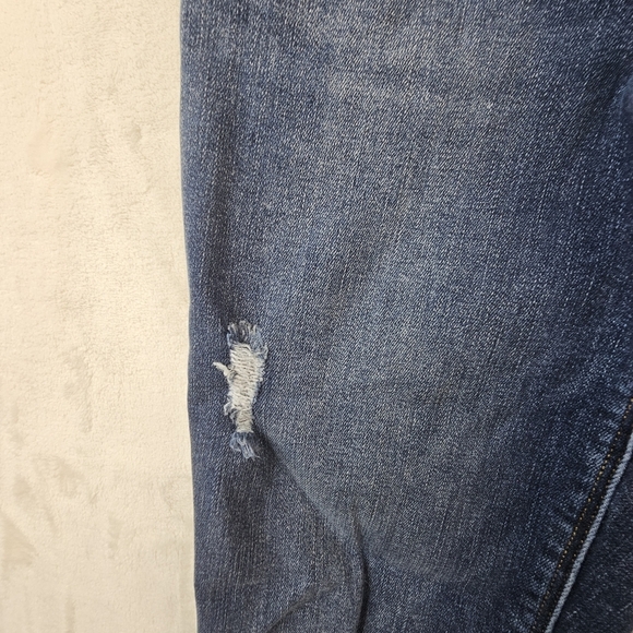 Spanx distressed high rise Jeggings XS Women's Blue Jeans elastic waist - Picture 7 of 11